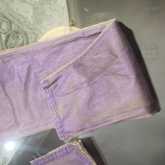 True Religion Shimmering Purple Jeans 31/ 29.5 Like New - Picture 4 of 11